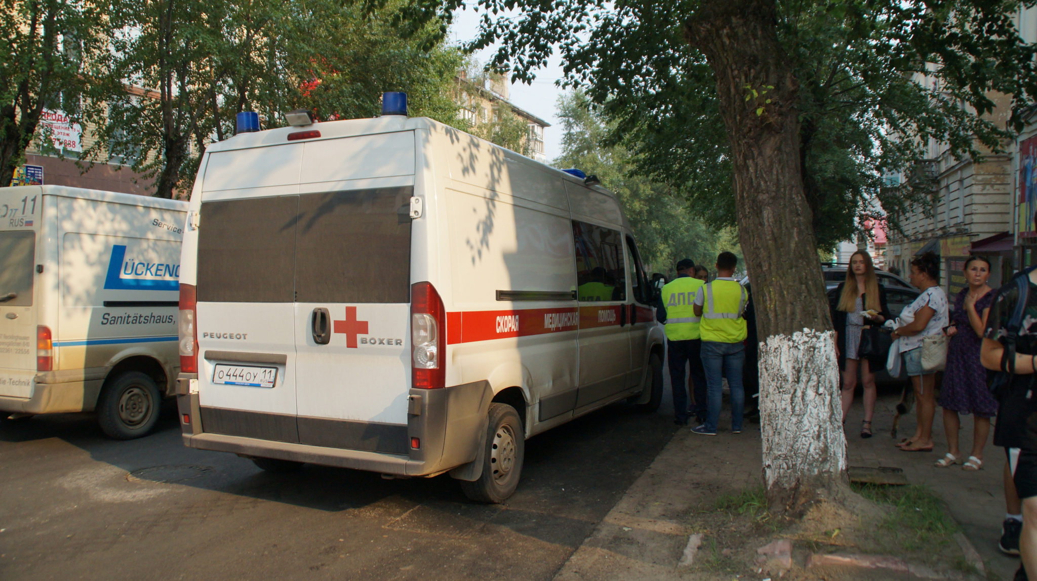 В центре Саранска сбили мужчину, перебегавшего дорогу в неположенном месте