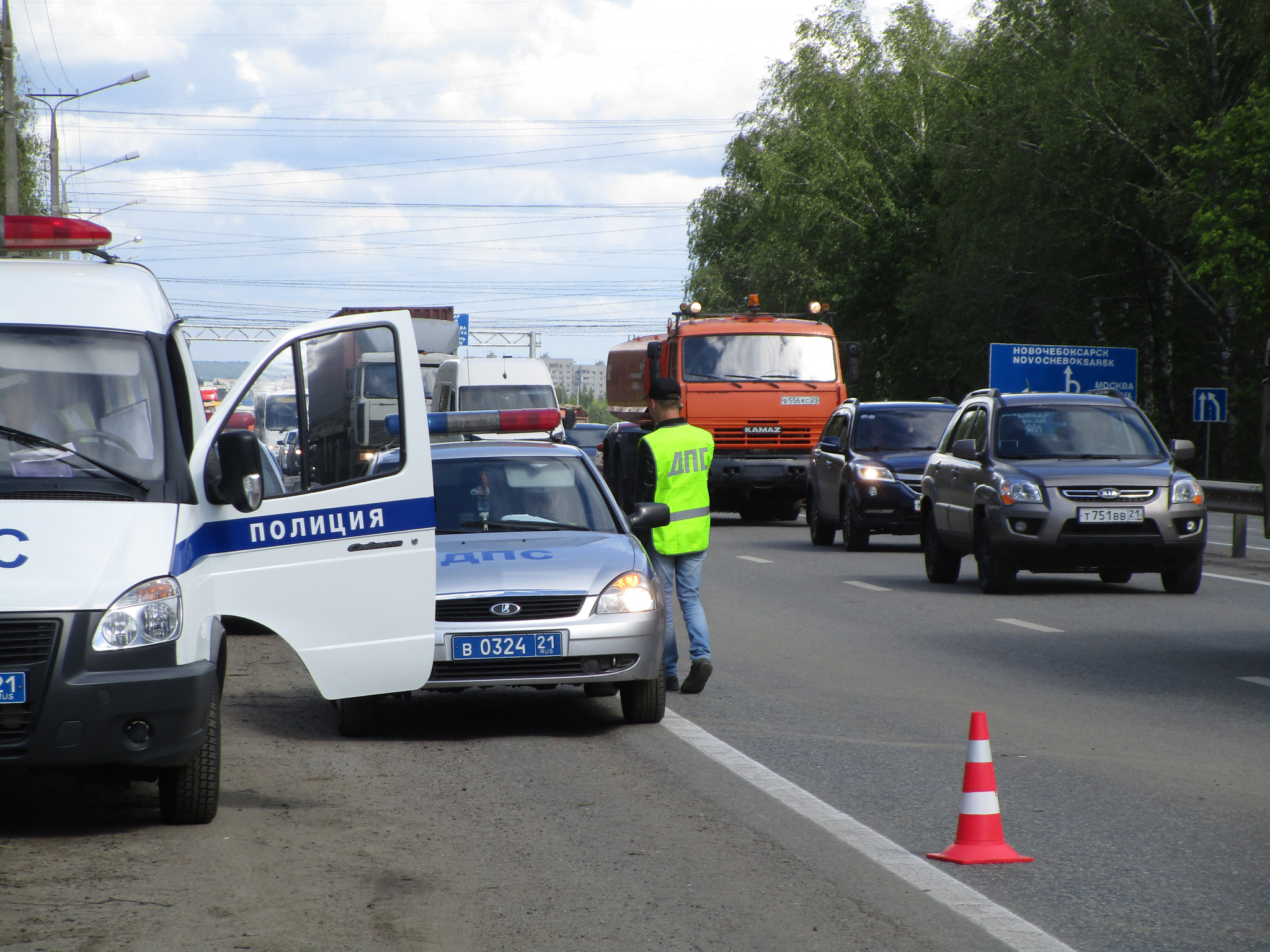 В Мордовии столкнулись два внедорожника: есть пострадавший