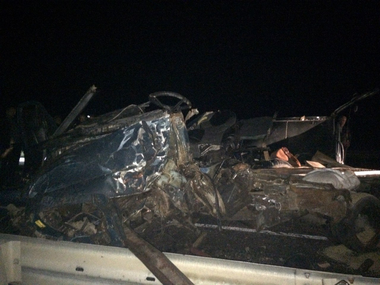 Страшная авария в Мордовии: «ГАЗель» превратилась в груду металла