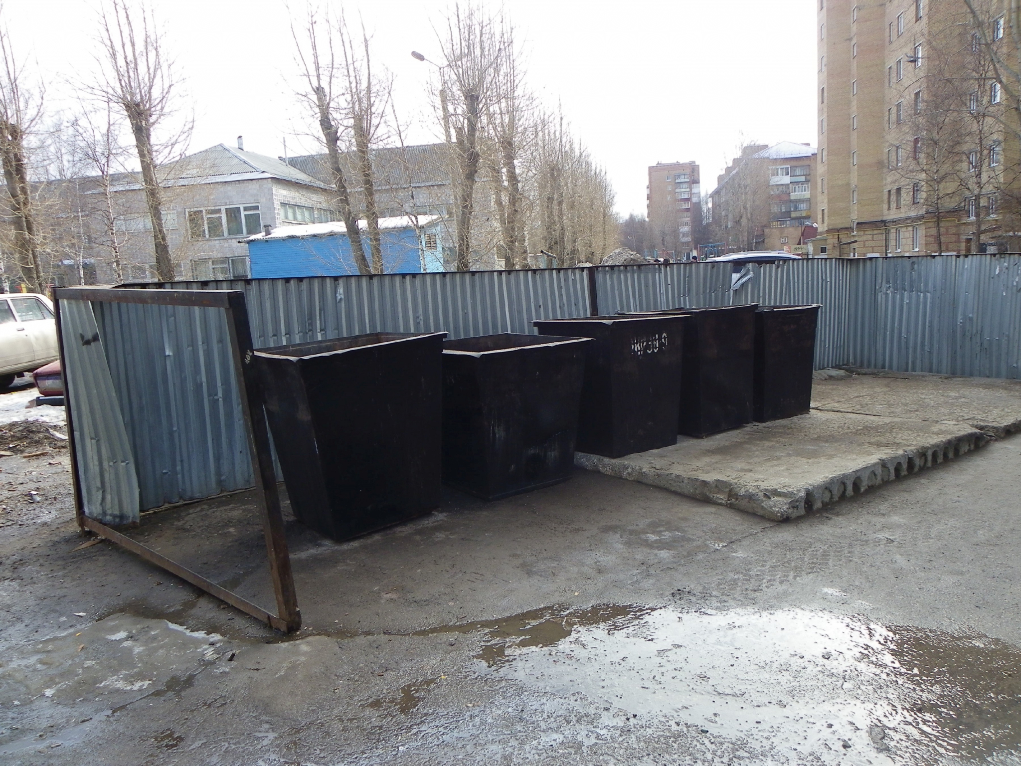 На въездах в Саранск будут круглогодично стоять мусорные контейнеры