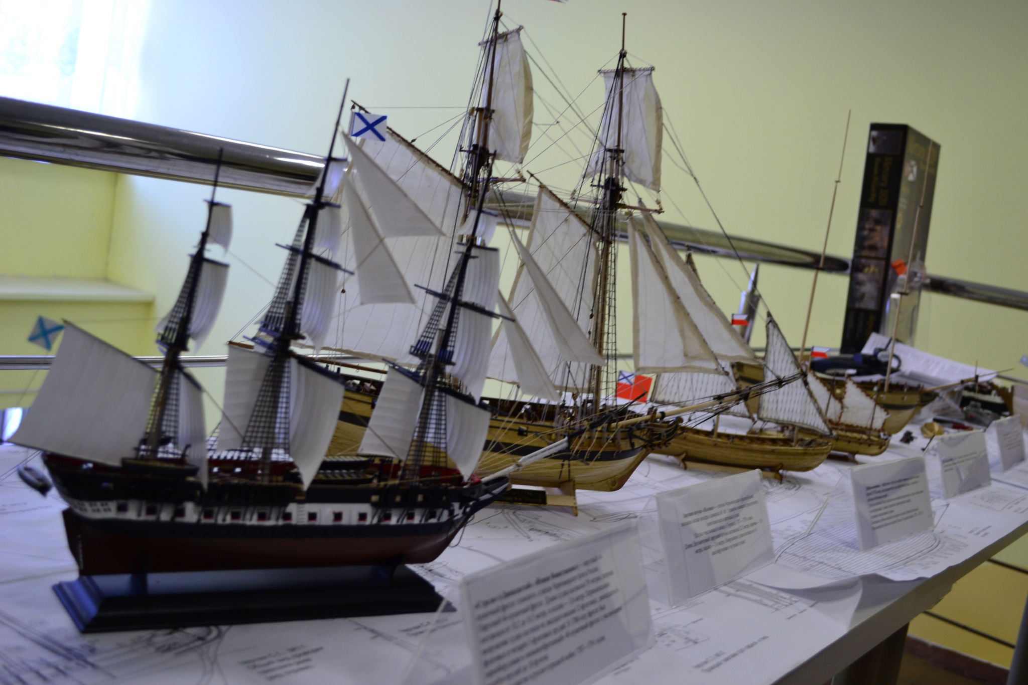 Саранским подросткам продемонстрировали модели кораблей эскадры Феодора Ушакова
