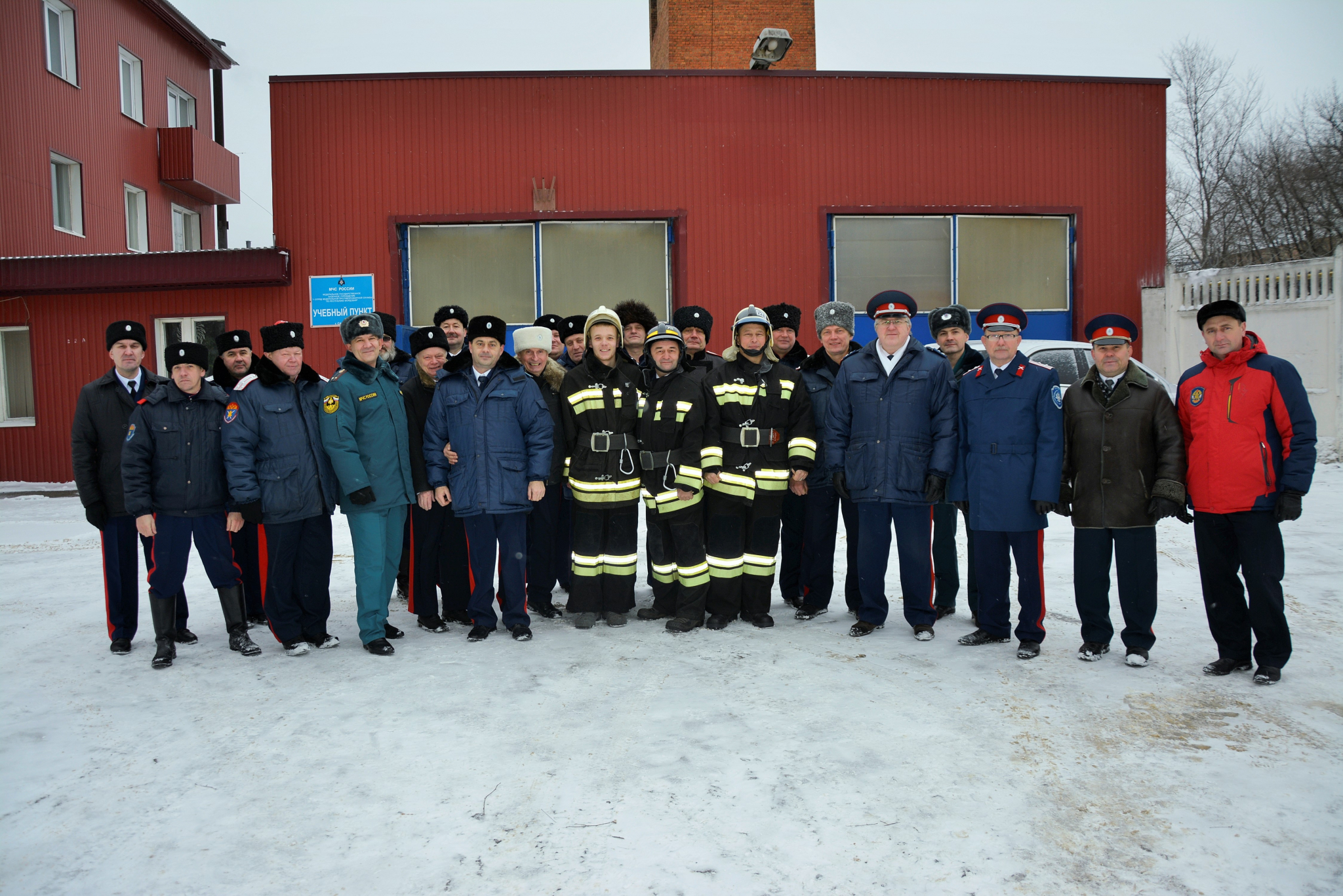 В Саранске собрали добровольную пожарную дружину из казаков