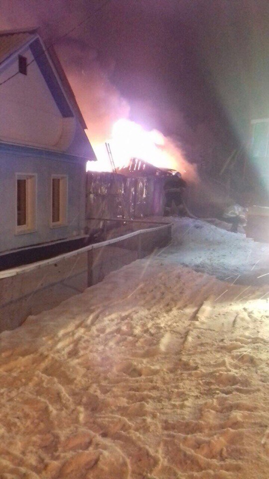 В пригороде Саранска произошел серьезный пожар