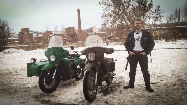 Байкер из Саранска ездит на мотоцикле даже зимой