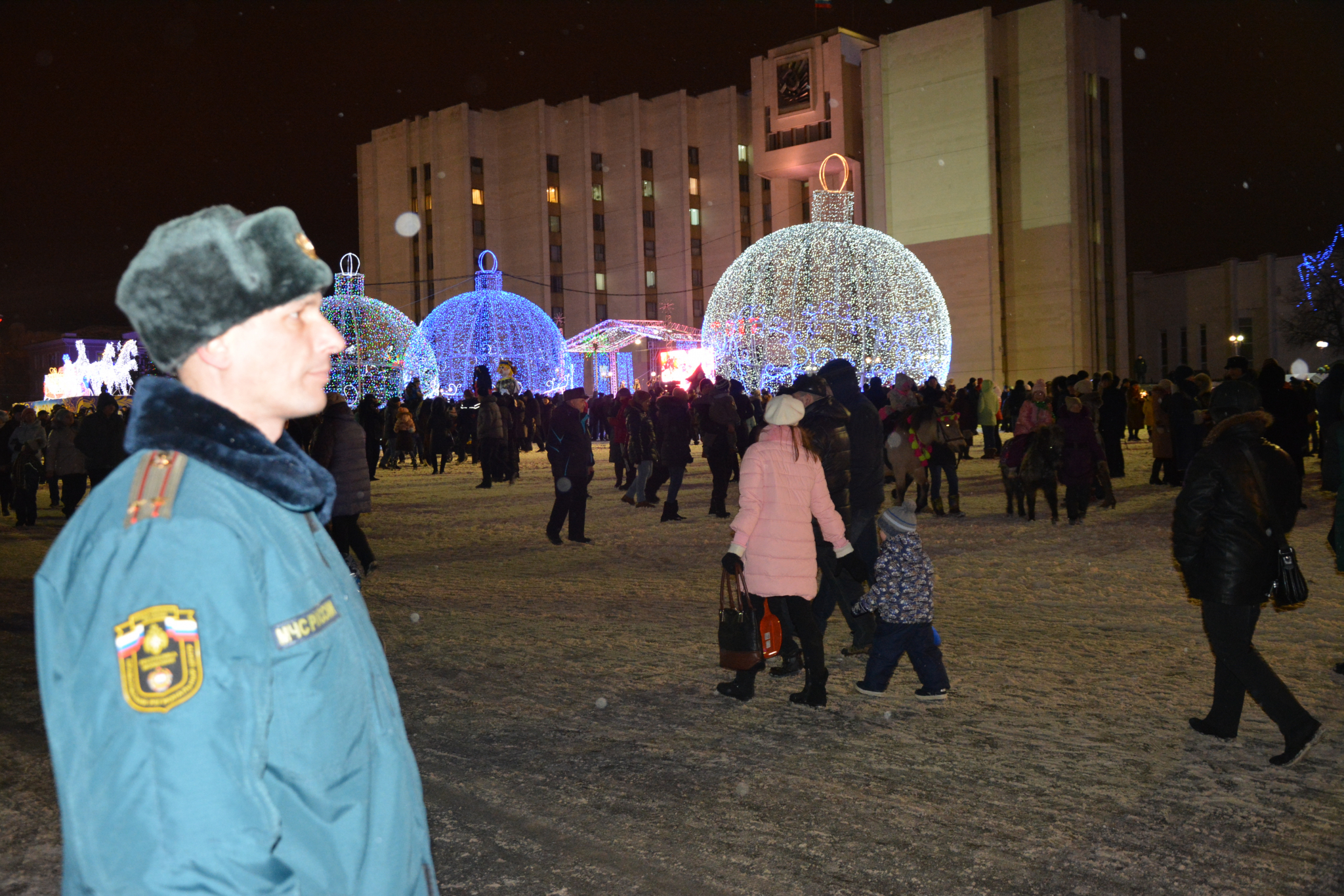 Празднование Нового года в Мордовии обошлось без происшествий