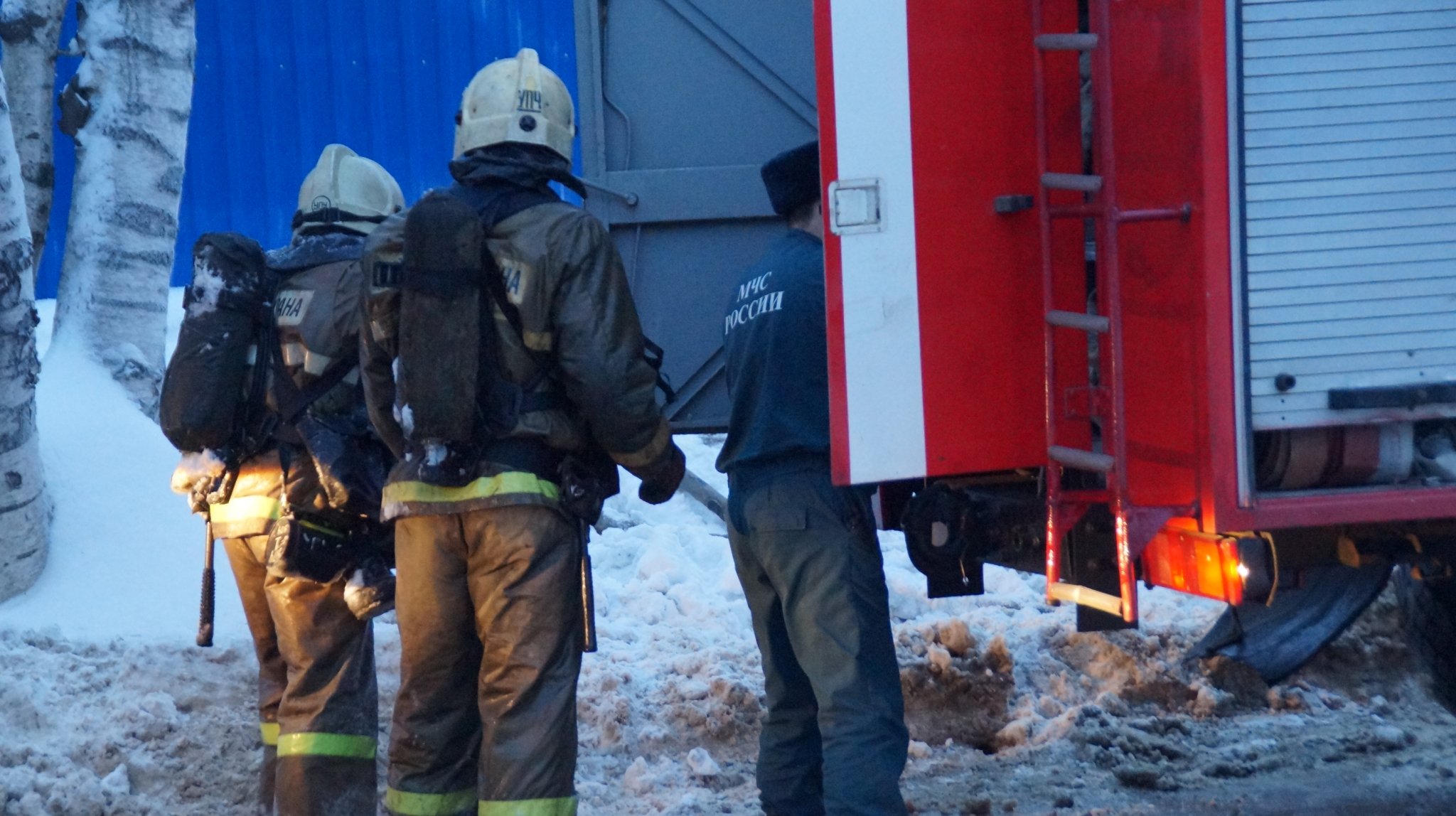 Крупный пожар в Мордовии: погибли два человека