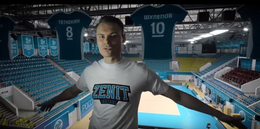 Исполнитель из Саранска снял клип с участием игроков волейбольной команды «Зенит-Казань»