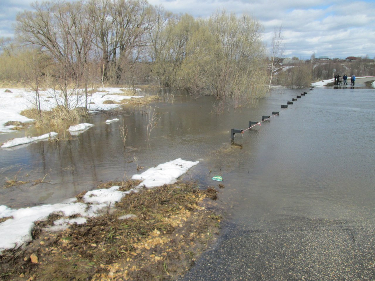 Паводок в Мордовии: вода прибывает медленнее