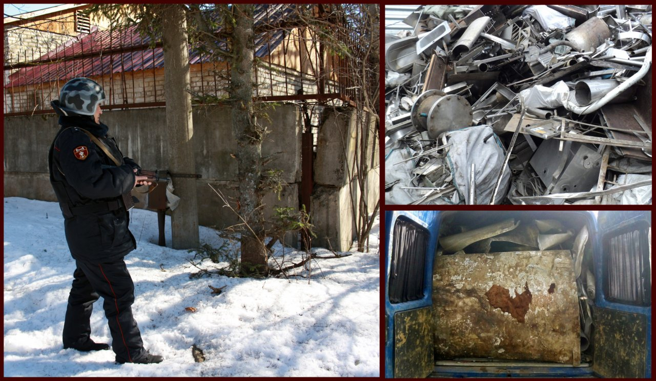 В Саранске «ГАЗель» с украденным металлом застряла в грязи