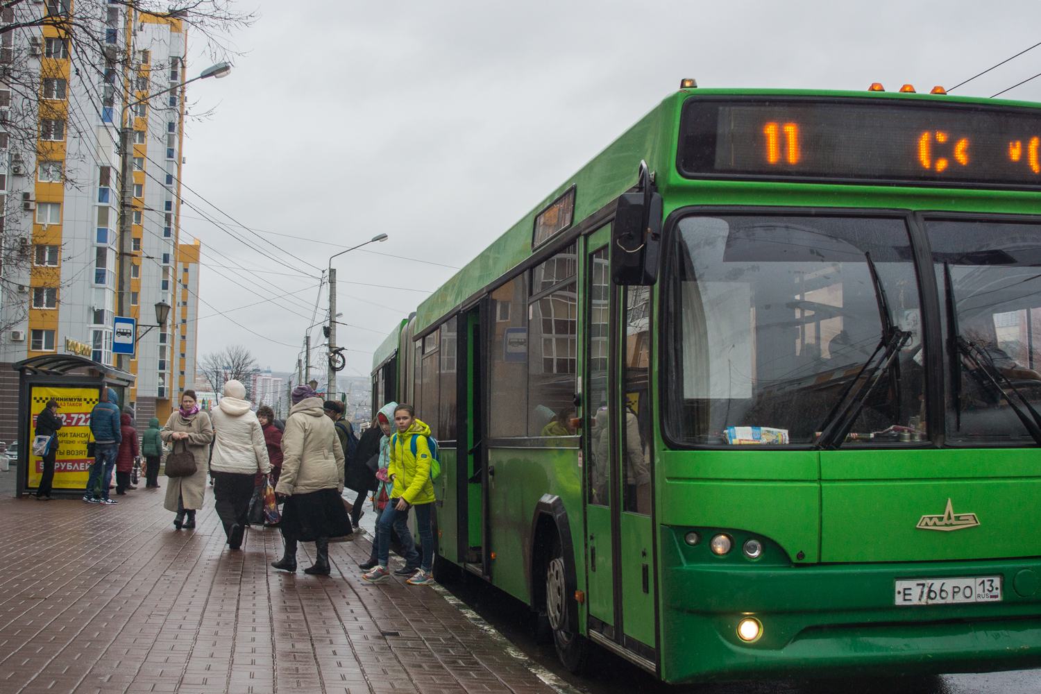 В Саранске 17 апреля будет организовано движение общественного транспорта в направлении Ключаревских кладбищ