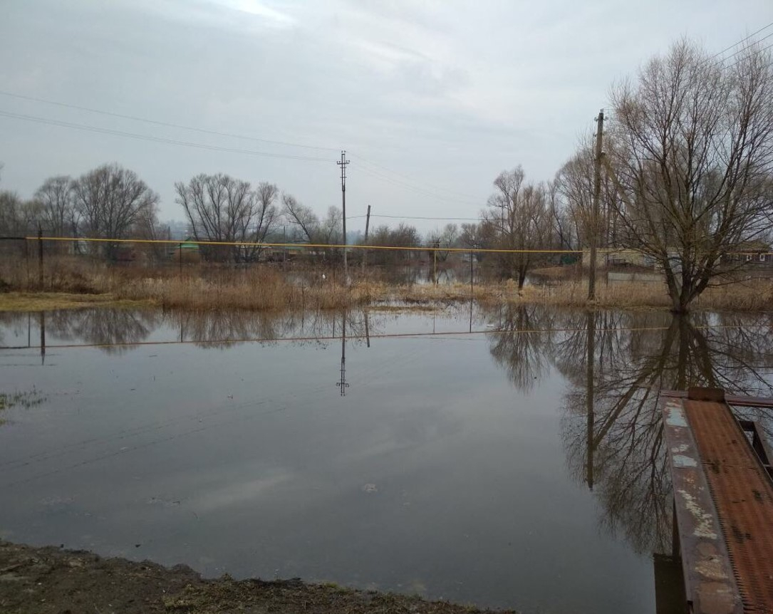 В Мордовии уровень воды в реке Мокша продолжает подниматься