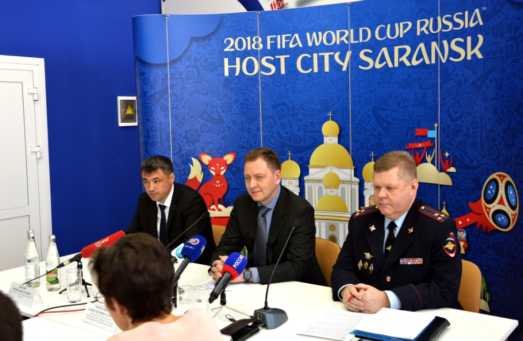 В Саранске представитель МВД рассказал о мерах безопасности при проведении ЧМ-2018 и тестовых матчей на стадионе «Мордовия Арена»