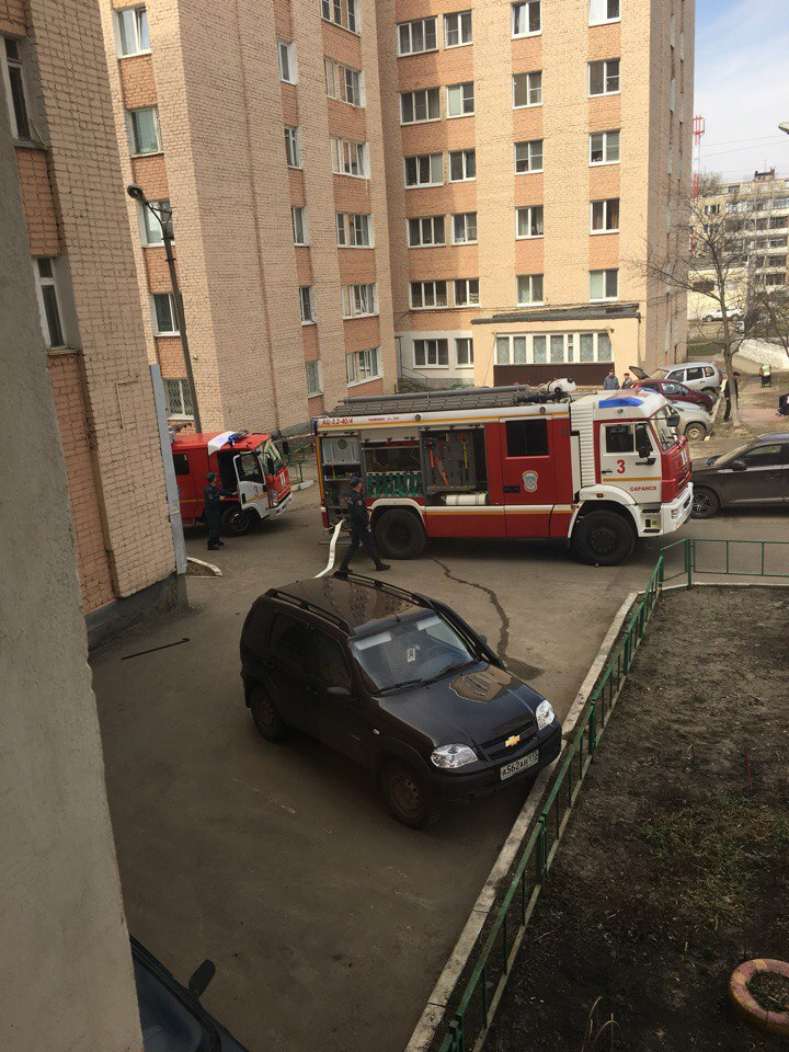 Пожар в саранской многоэтажке: погиб мужчина 