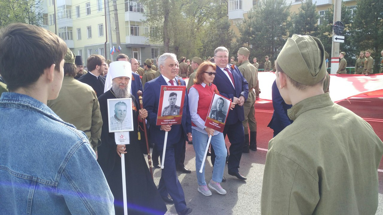 День Победы в Саранске: в городе проходит акция «Бессмертный полк» (ФОТО)