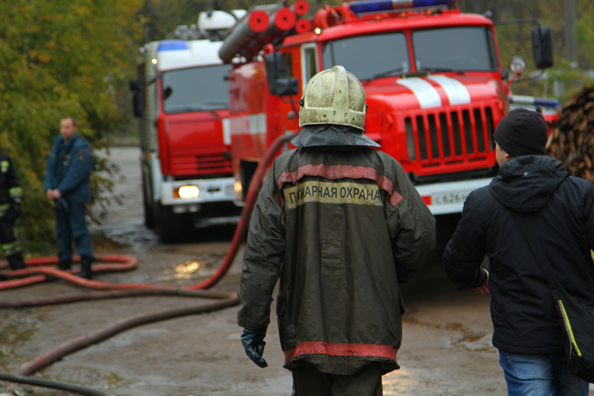 В Мордовии огонь уничтожил два жилых дома