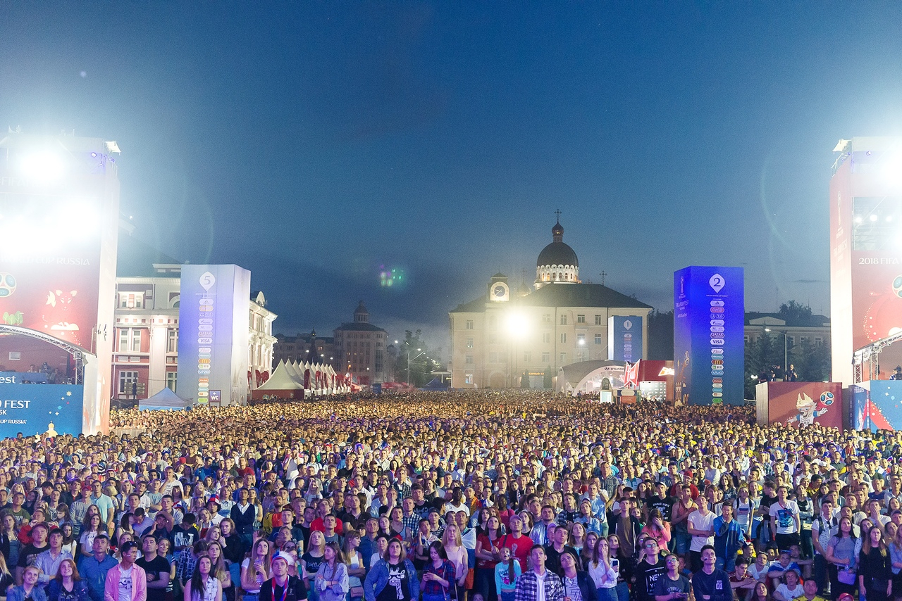 19 июня Фестиваль болельщиков в Саранске посетили 37 тысяч человек