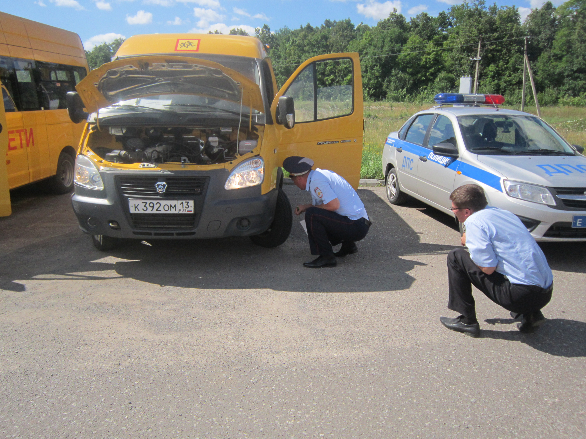 В Мордовии проверяют школьные автобусы перед новым учебным годом