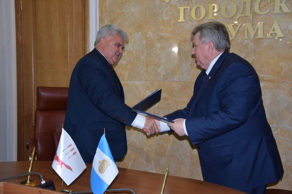 Мэр Саранска подписал соглашение о сотрудничестве с Ульяновском
