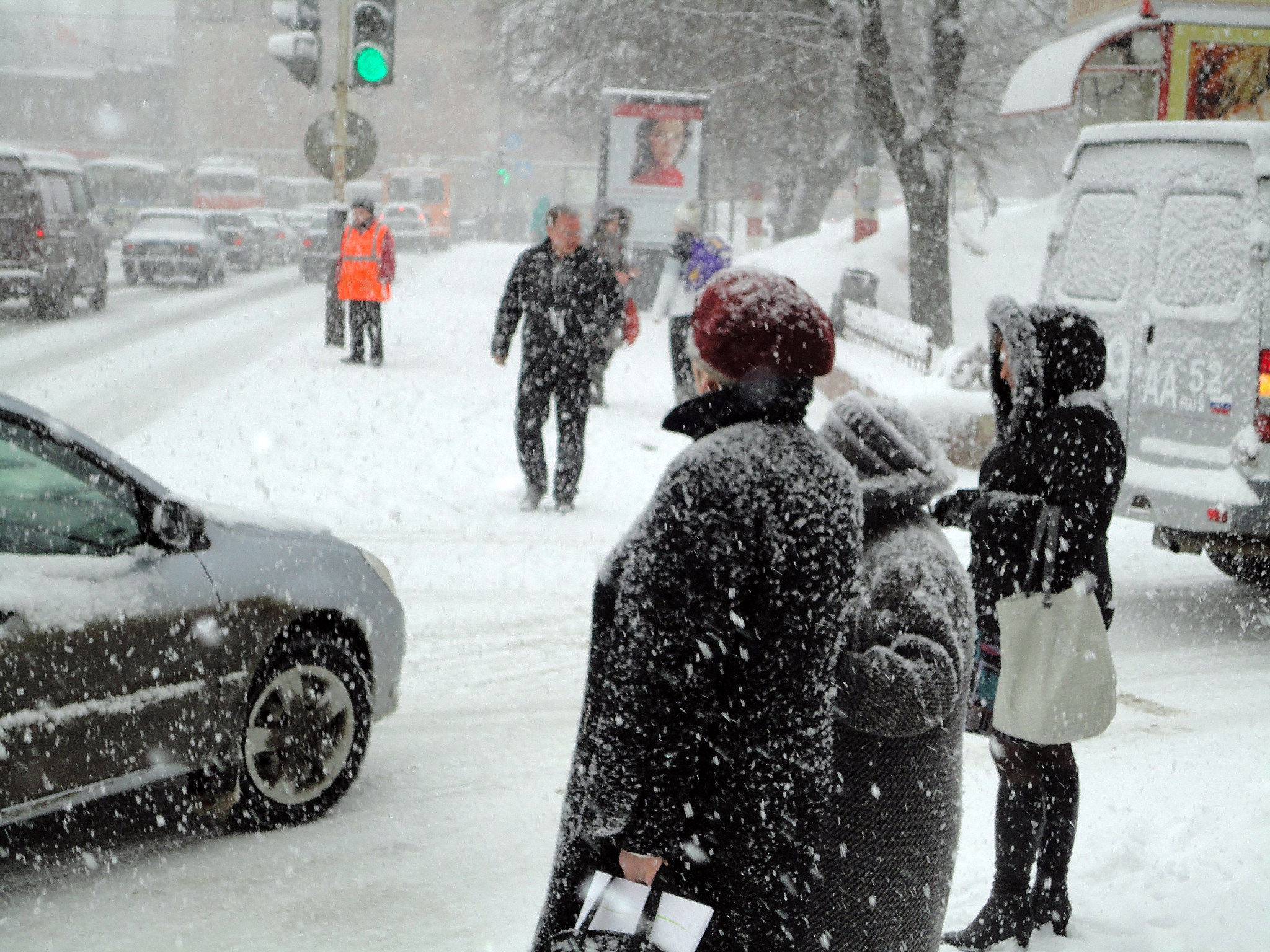 В Мордовии из-за снегопада объявлено штормовое предупреждение