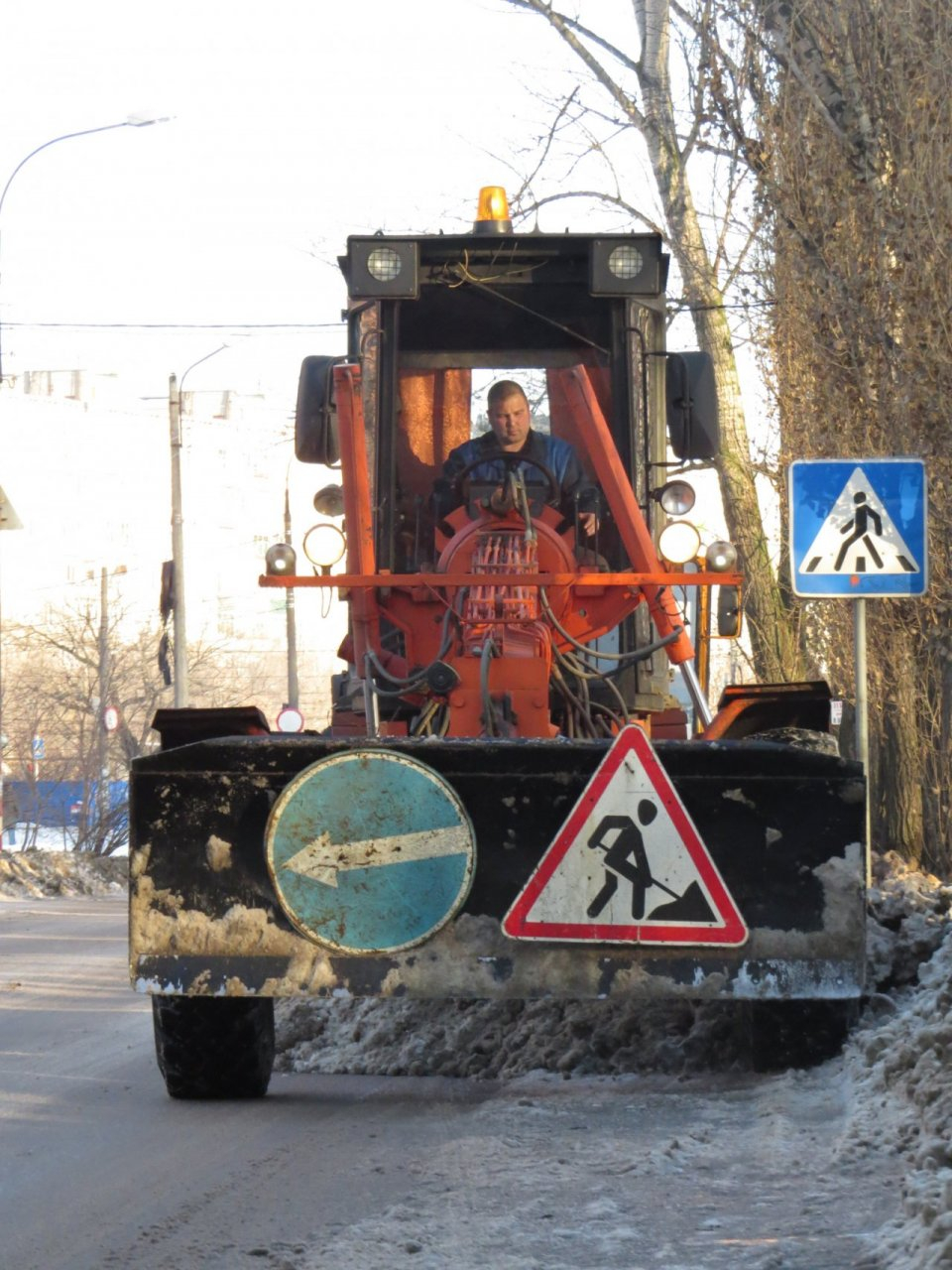 В Саранске вновь ограничат движение транспорта на одной из улиц из-за уборки снега