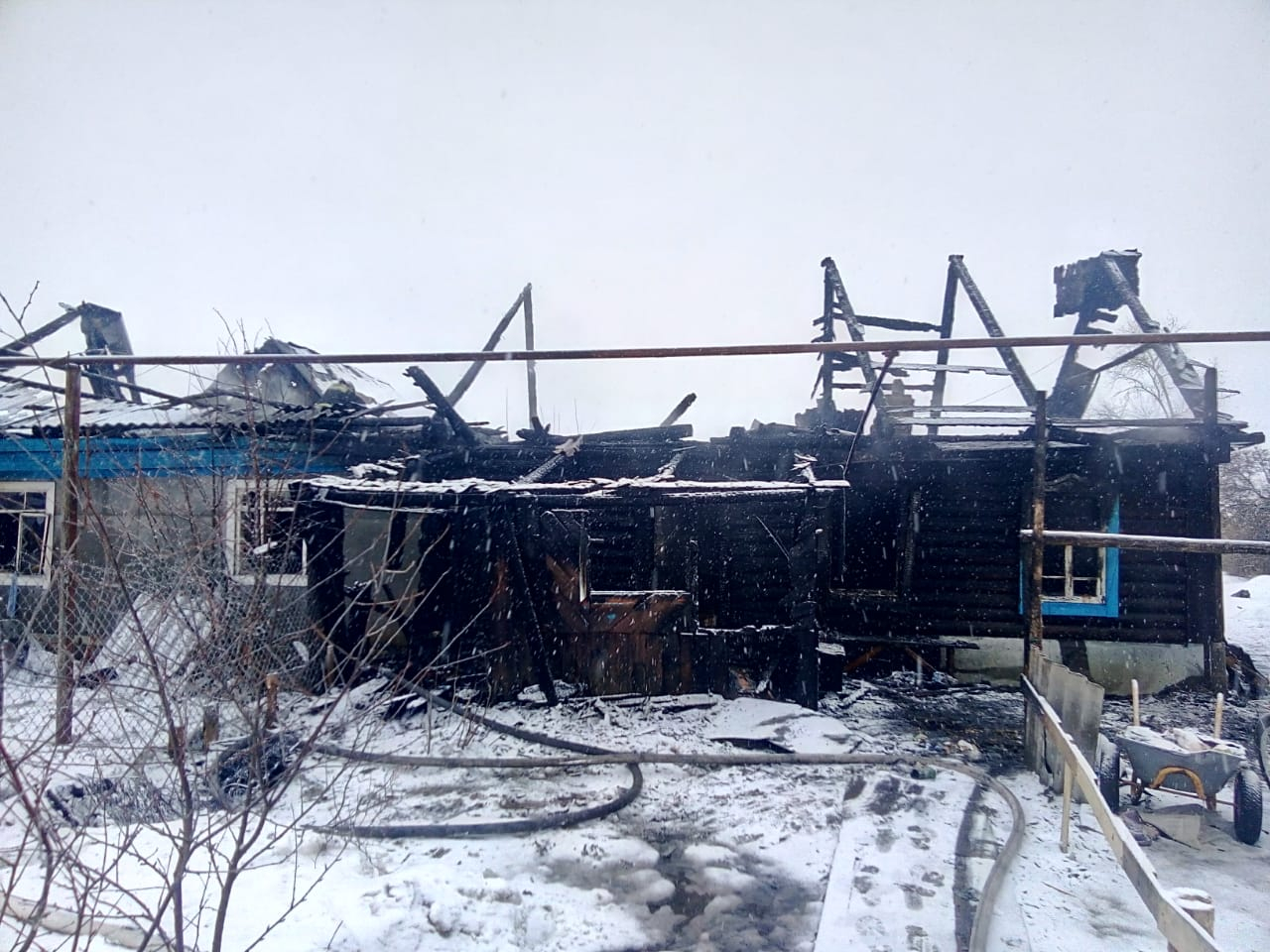 В Мордовии муж и жена получили сильные ожоги при пожаре в доме (фото)