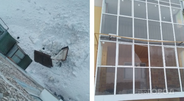 В Саранске мужчина сломал шею из-за упавшего с крыши снега