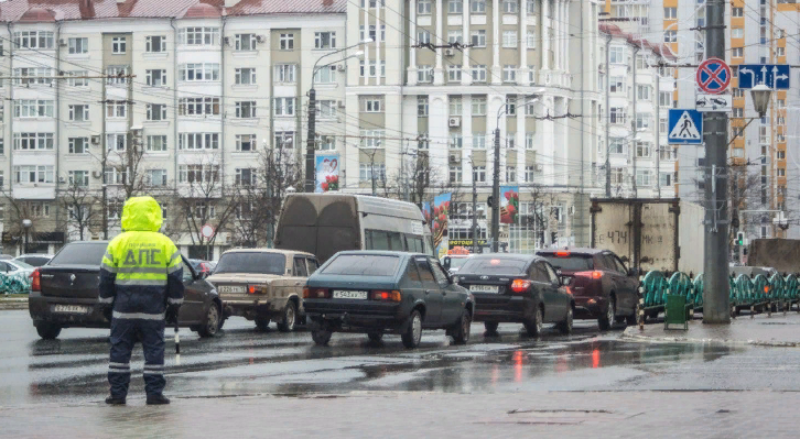 Из-за «Крымской весны» будет ограничено движение транспорта в центре Саранска