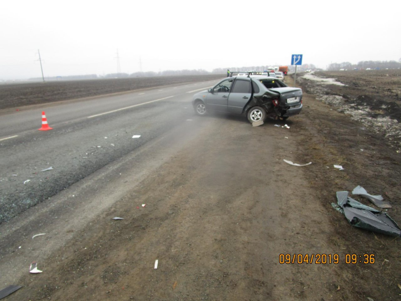 Две легковушки столкнулись на трассе в Мордовии: пострадала женщина