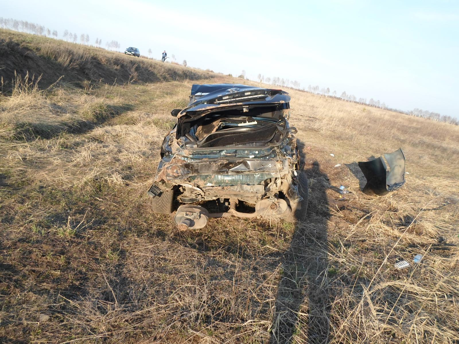 В Мордовии «Тойота Камри» вылетела в кювет, есть пострадавшие