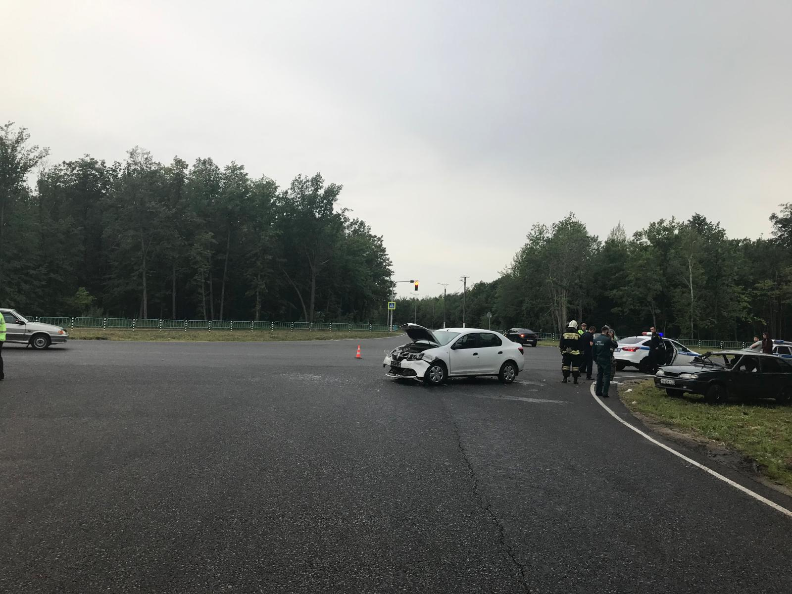 Молодой водитель устроил аварию на Юго-Западном шоссе в Саранске