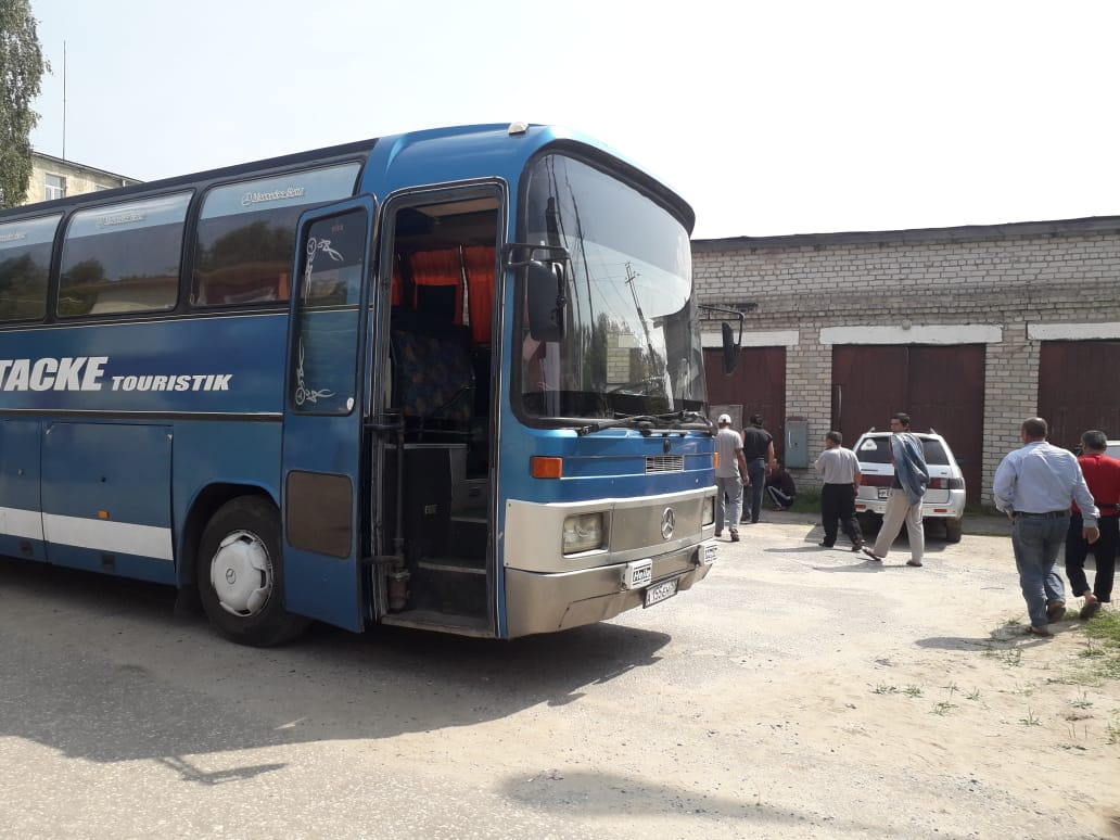 В Мордовии задержали автобус, в котором находились 60 граждан Узбекистана