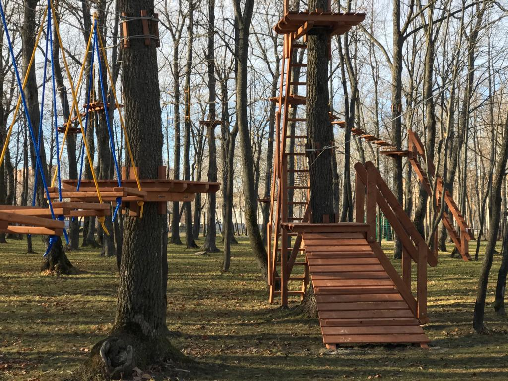 В Саранске появился «Веревочный парк»