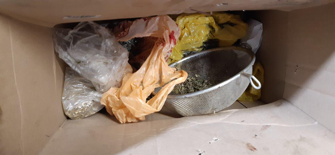 Полицейские нашли в гараже у жителя Мордовии коробку с марихуаной