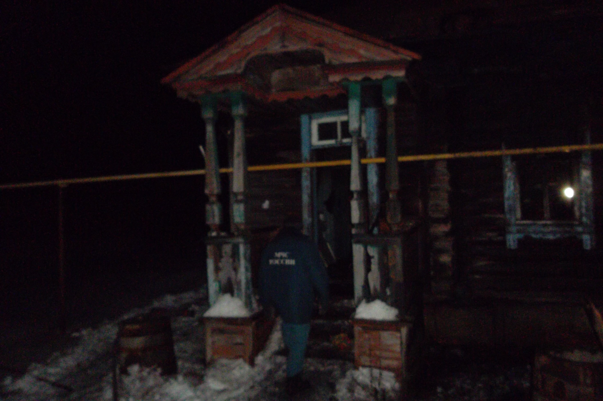МЧС Мордовии опубликовало фото с места смертельного пожара в Протасово