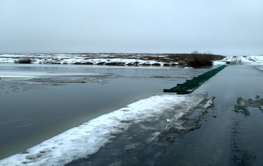 В Мордовии подтопило еще один мост