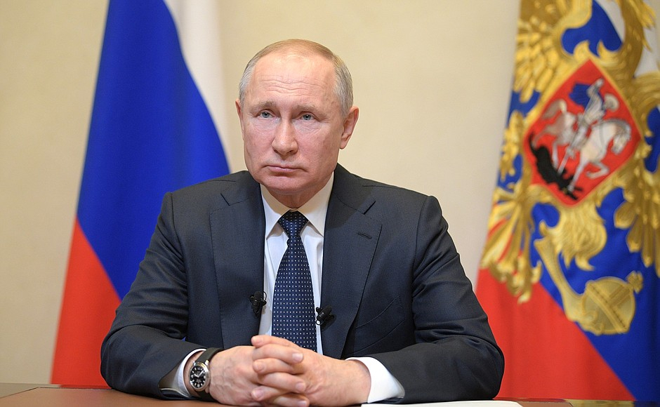 Путин объявил о нерабочей неделе в России из-за коронавируса
