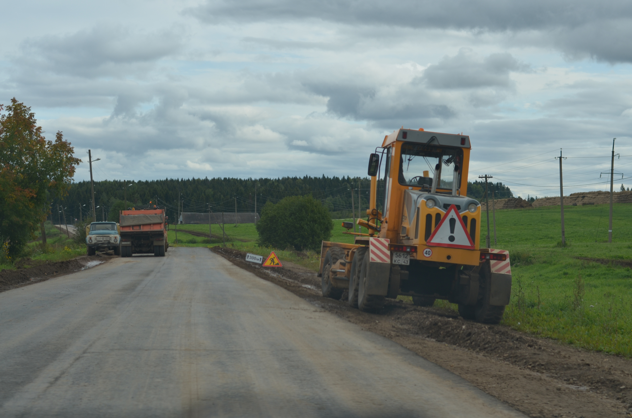 Старошайговский район: ремонт дороги идет с опережением графика