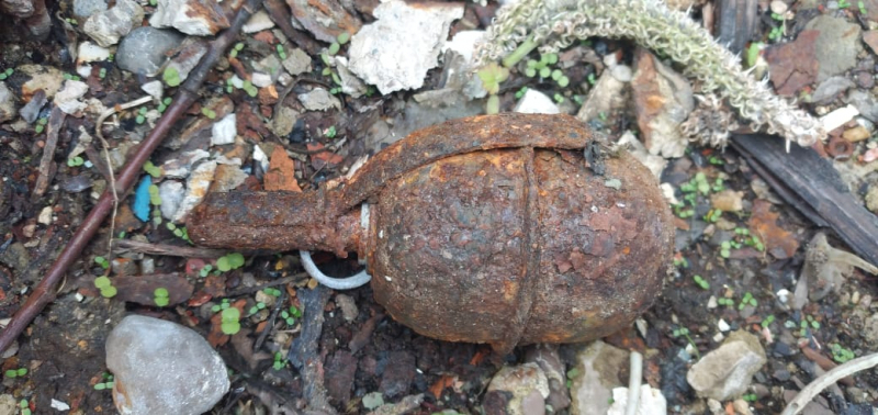 В Саранске была обнаружена граната РГД-5 с запалом со следами коррозии