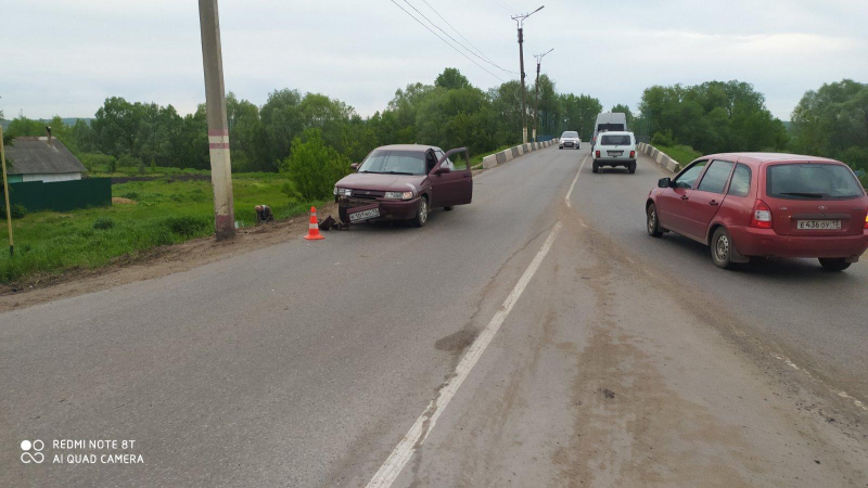Оба водителя были пьяны: в Мордовии столкнулись легковушка и мотоцикл