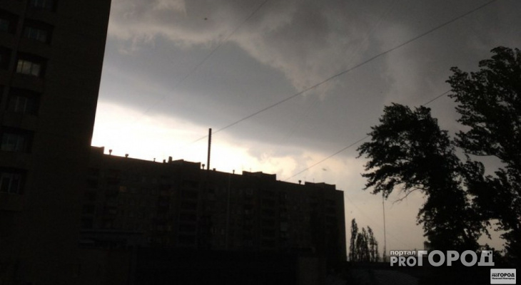 Сильный ветер и гроза: в Мордовии объявлено оперативное предупреждение