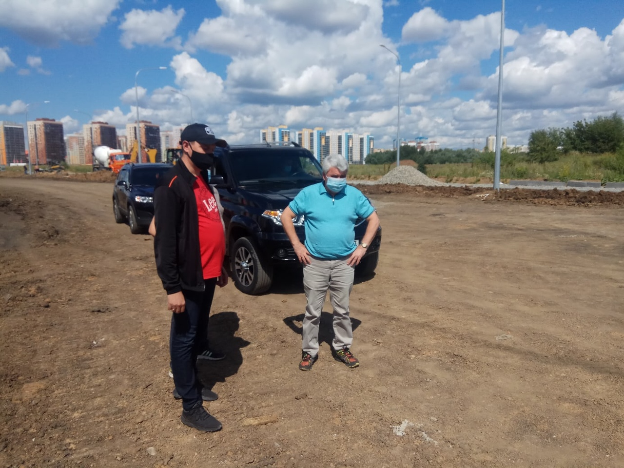 Мэр Саранска проверил ход дорожных работ в городе