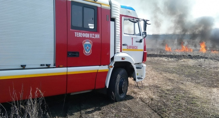 Четвертый класс пожарной опасности объявлен в шести районах Мордовии