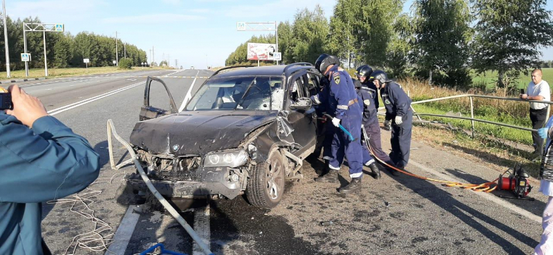 Невнимательный водитель «БМВ» попал в ДТП на трассе в Мордовии: есть пострадавшие