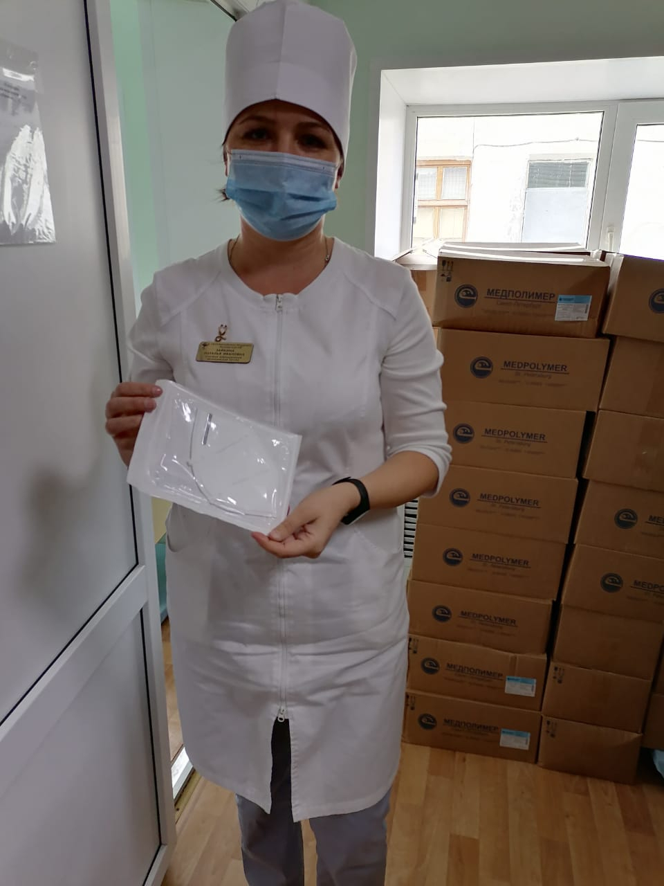 Китай помогает: десять тысяч медицинских масок передали Рузаевской ЦРБ