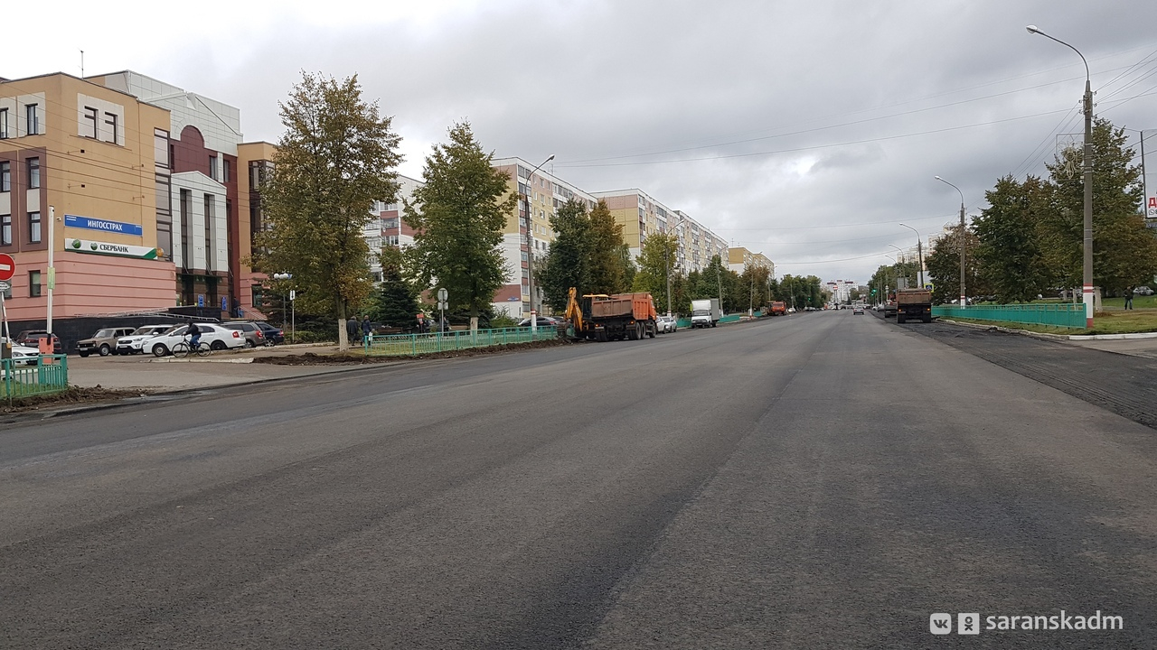 Внесены изменения в ограничение движения по проспекту 70 лет Октября в Саранске