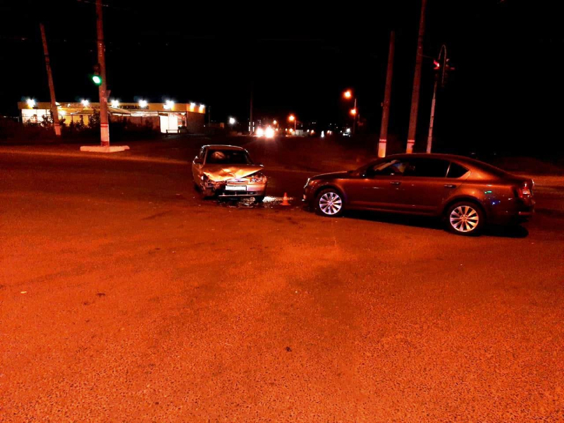 Два автомобиля столкнулись в Саранске: есть пострадавший