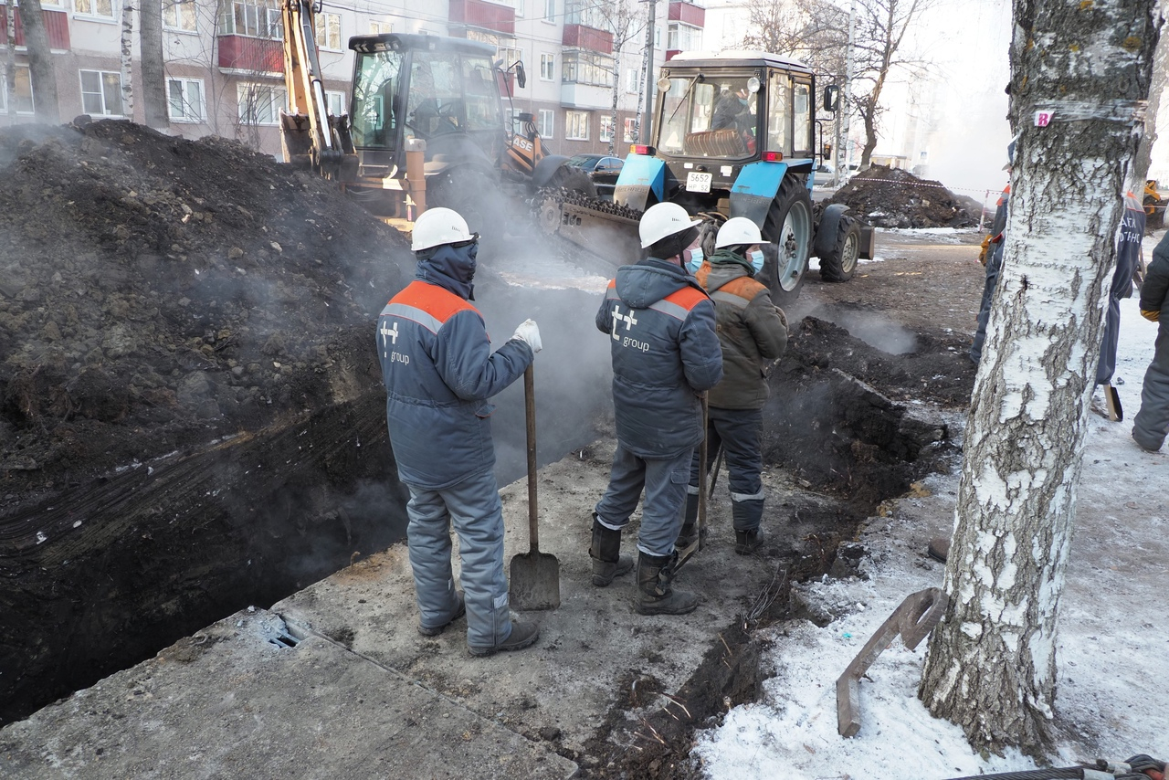 В Саранске ремонтные работы на участке тепловой сети продлены до 17:00