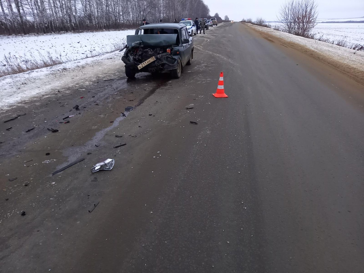 В Мордовии легковушка «влетела» в трактор: пострадали двое