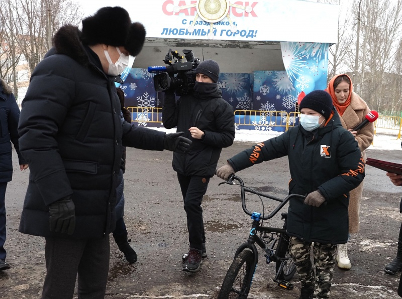 ВМХ-велосипед от Врио Главы Мордовии получил пятиклассник из Саранска