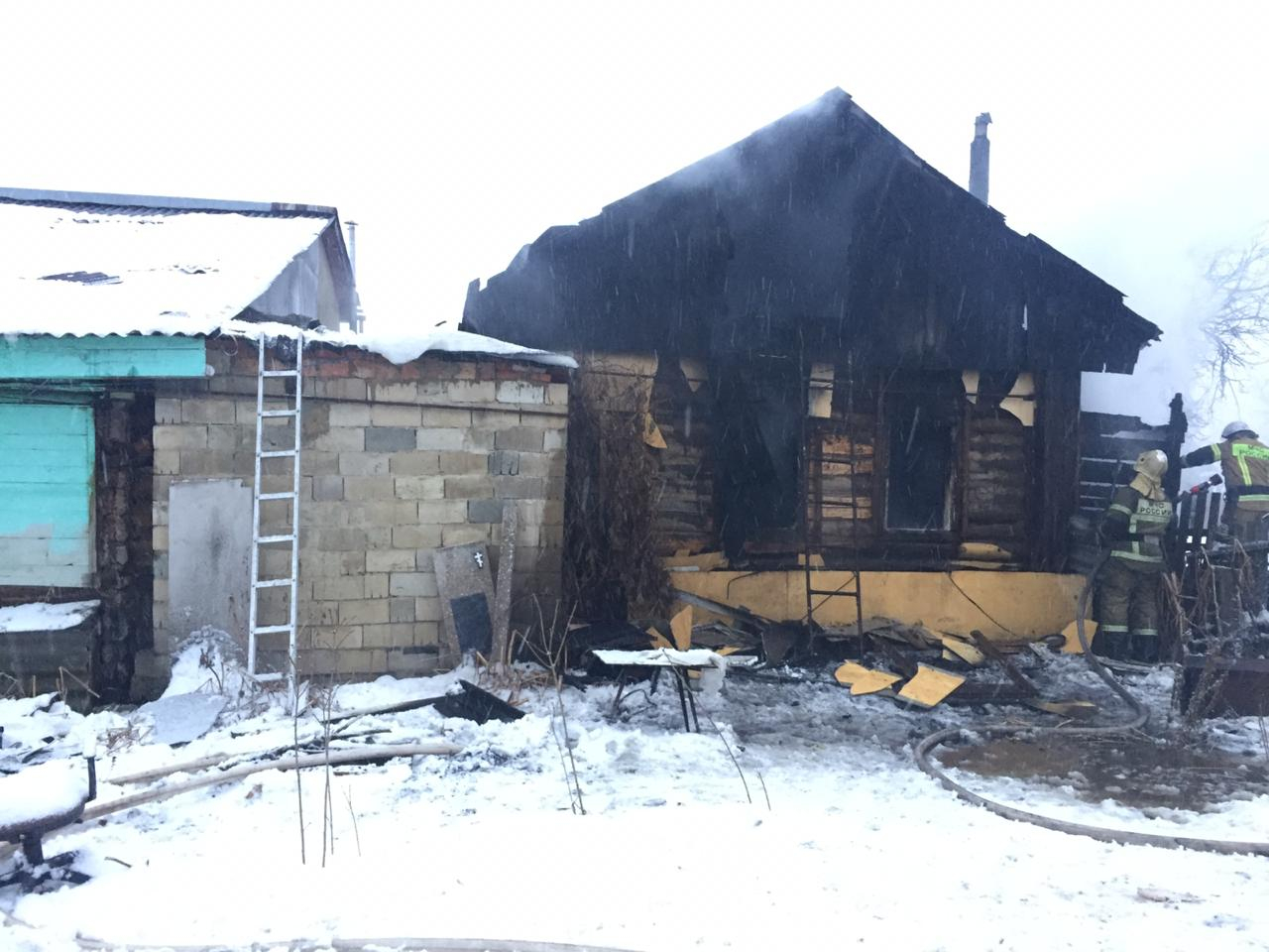 Пожар на улице Крупской в Саранске: погибли два человека